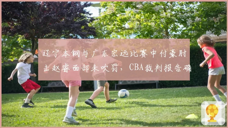 辽宁本钢与广东宏远比赛中付豪肘击赵睿面部未吹罚，CBA裁判报告确认漏判引发争议